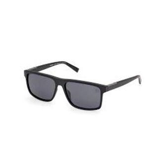 Timberland Mens Sunglasses Rectangular Black Matte - male - Timberland - Sunglasses - Black - 58 MM - Accessories