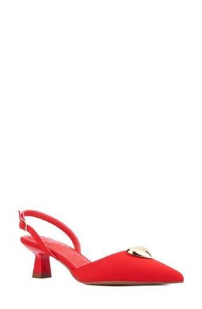 Olivia Miller Mystic Slingback Pump in Red at Nordstrom Rack, Size 8.5