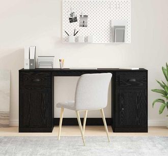 vidaXL Vidaxl - Aparador Con Cajones Gris Hormig&oacute;n 100,5x35x76 Cm