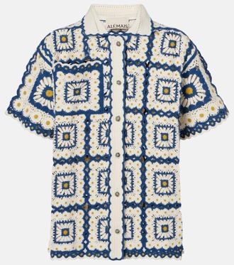 Alemais Al&eacute;mais Dolly crochet cotton shirt