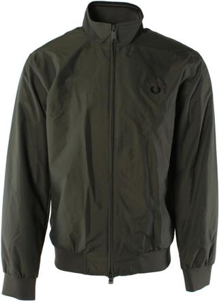 Fred Perry Brentham Jacket - Heren - Bomber jackets - Groen - S - Jassen