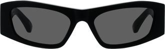Balenciaga Grey Rectangular Mens Sunglasses BB0478S 001 55