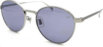 Dunhill Stijlvolle Herenportemonnee - unisex - Zonnebrillen - Grijs - 53 MM - Accessoires