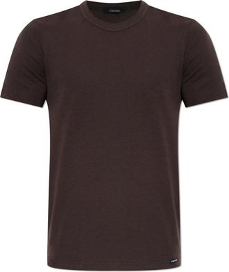 Tom Ford Hombre, Camisetas, Marrón, Talla: L