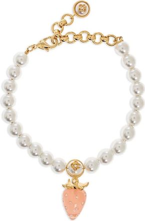 Casablanca Bracciale con ciondolo fragola - Bianco