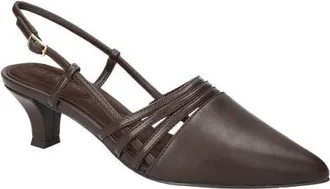 Easy Street Aura Slingback Pump in Brown at Nordstrom, Size 6.5