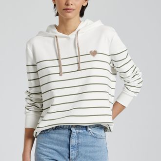 Only Gestreepte hoodie