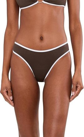 Seafolly Beach Bound High Leg Pants Womens Swimwear Dark Chocolate : AUS 16 (US Womens 12), Elastane/Nylon