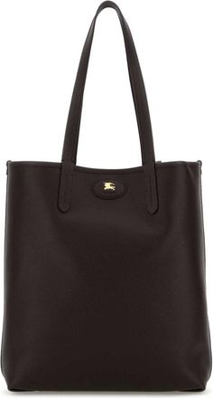 Burberry Dark Brown Leather Bloomsbury Shopping Bag