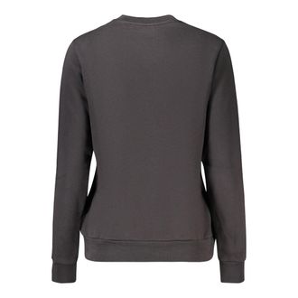 Napapijri Logo-Embroidered Cotton Sweatshirt - Black