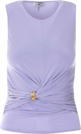 Elisabetta Franchi Lilac Top