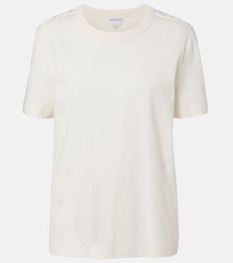 Bottega Veneta Camiseta de jersey de algod&oacute;n Intrecciato