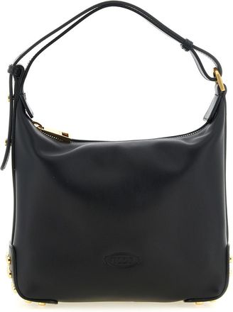 Tod's Black Metal Dots Mini Shoulder Bag