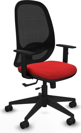 Piqueras y Crespo Sedia Da Ufficio Piqueras Y Crespo Cilanco Rosso Similpelle