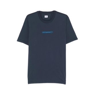 C.P. Company T-Shirts, male, Blue, Size: 2XL T-Shirt