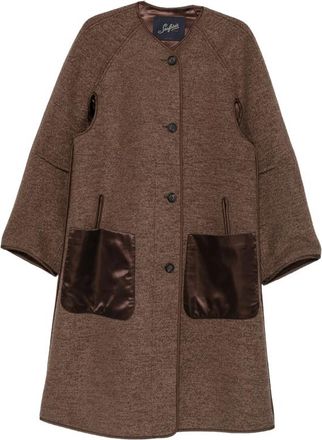 Seafarer Hepburn Contrast-pocket Panelled Coat