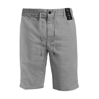 HUGO BOSS Hugo, Casual Shorts, male, Gray, Size: W38 Stretch Cotton Pants