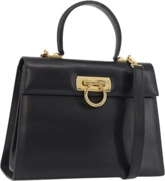 Ferragamo Pre-owned Handbags, female, Black, Size: ONE SIZE Pre-owned Handbag