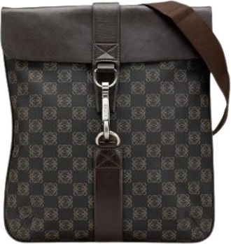 Loewe Pre-owned Cross Body Bags, female, Brown, Size: ONE SIZE Pre-owned Fabric crossbody-bags