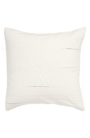 Treasure & Bond Space Dyed Stripe Euro Sham in Ivory Multi at Nordstrom