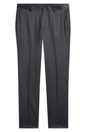 BOSS Genius Slim Fit Wool Suit Pants in Dark Grey at Nordstrom, Size 38L