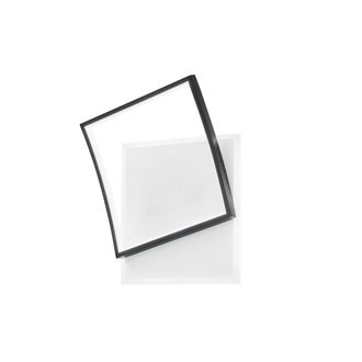 Luce-Ambiente-Design Plafonera Led Ayrton Cuadrada en Aluminio Negro Con Funci&oacute;n Cct 42w