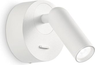 Ideal Lux Luz De Lectura Redonda Decorativa Led Blanca, 3000k 3.5w