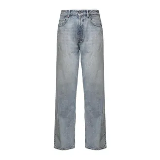 Maison Margiela Straight Jeans - male - MM6 Maison Margiela - Straight Fit Jeans - Blue - W36 - Jeans