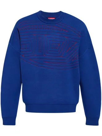 Diesel K-ratio trui - Blauw