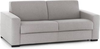 Talamo Italia Talamo Italia - Divano Letto Aliana, Divano a 3 posti, 100% Made in Italy, Sof&agrave; Soggiorno con apertura girevole, in tessuto imbottito, con Braccioli