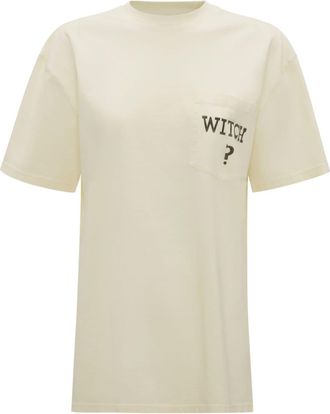 J.W.Anderson graphic-print cotton T-Shirt - unisex - Cotton - L - Neutrals