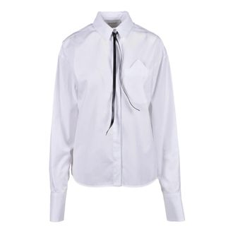 Sportmax Dames, Blouses & Shirts, Wit, Maat: XS Katoen