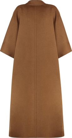 Max Mara Womens Long Coat Gitano Camel Tan Hair
