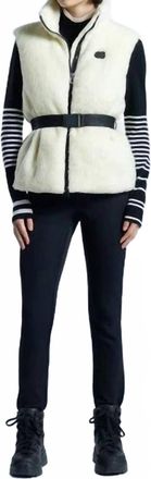 Erin Snow Nix Vest In White Neon Speckle