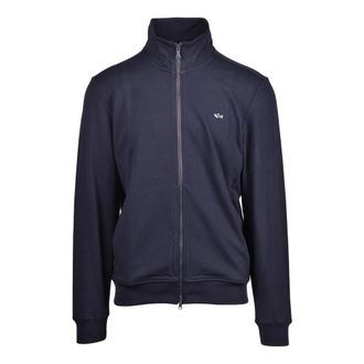 Paul & Shark Paul & Shark, Zip-throughs, male, Blue, Size: 2XL Zip Sweatshirt