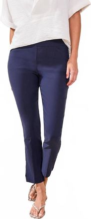 Tribal Flatten It Pull On Ankle Pants In Ink/navy