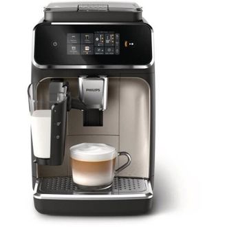 Philips M&aacute;quina De Espresso Autom&aacute;tica Silent Brew Ep2336/40 - 4 Bebidas Lattego - Negro Cromado