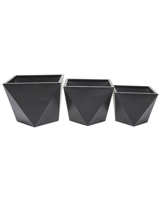 CosmoLiving by Cosmopolitan Cosmoliving By Cosmopolitan Set Of 3 Planters