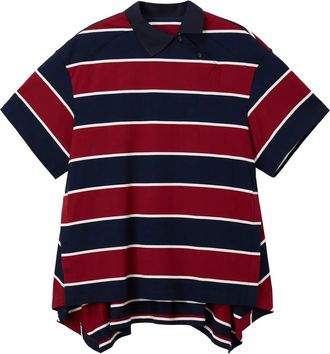 Juun.J Polo a righe - Rosso