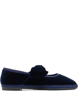 Flabelus Lyra espadrilles met strik - Blauw