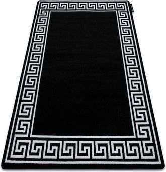 RugsX Alfombra Hampton Grecos Negro Black 160x220 Cm