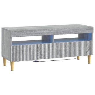 vidaXL Mueble De Tv Led Sonoma Gris Madera De Ingenier&iacute;a Vidaxl