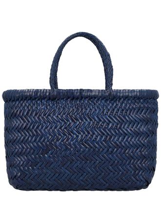 Dragon Diffusion Mini Flat Gora Leather Top Handle Bag