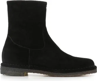 Del Carlo Enkellaars - Dames - Enkellaarsjes - Zwart - 37 1/2 EU - Su&egrave;de - Schoenen