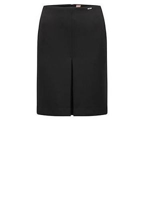 BOSS Slim-fit minirok van stretchmateriaal
