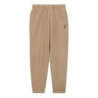 Nike x Billie Eilish Crossover Solid Color Sports Long Pants Asia Edition Couple Style Brown DQ7753-202