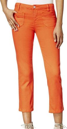 Sanctuary Womens Classic Rise Bootcut Jeans In Orange