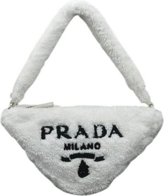 Prada Pre-owned Mini Bags, female, White, Size: ONE SIZE Pre-owned Mini Bag