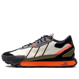 adidas neo Futro Mixr Retro Athleisure Casual Sports Shoe Unisex Black FM Shoe Black White Orange HP9673