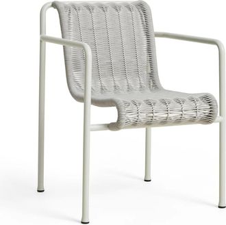 HAY Palissade Cord Dining Armchair, sky grey